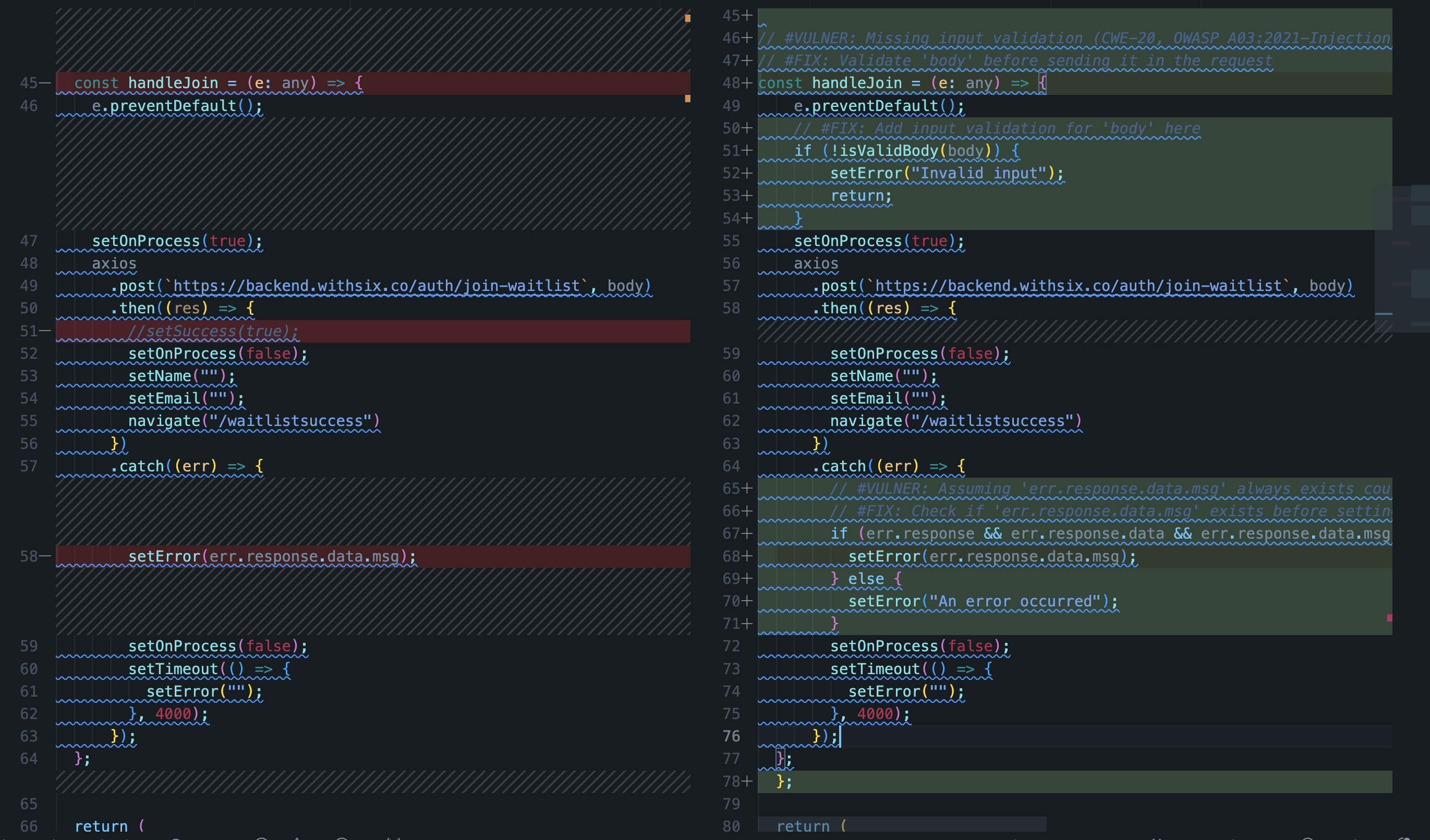 GPT4, AI Realtime code scanner and Highlighter for